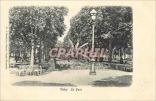 Ansichtskarte AK Vichy le Parc (carte 1900)