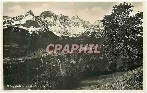 Cartes postales moderne Brunig (1004m) mit Faulhornkelle
