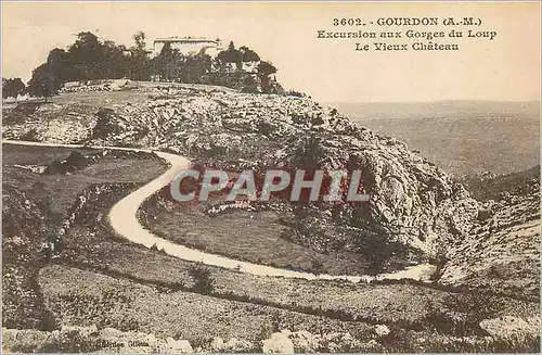 Cartes postales Gourdon (A M) Excursion aux Gorges du Loup