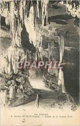 Cartes postales Grottes de Betharram les Pyrenees Entree de la grande salle