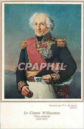 Cartes postales Le Comte Willaumez Vice Amiral (1763 1845)