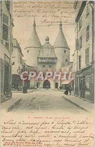 Ansichtskarte AK Nancy Porte de la Chappe (carte 1900)