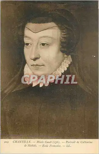 Cartes postales Chantilly Musee Conde Portrait de Calberine