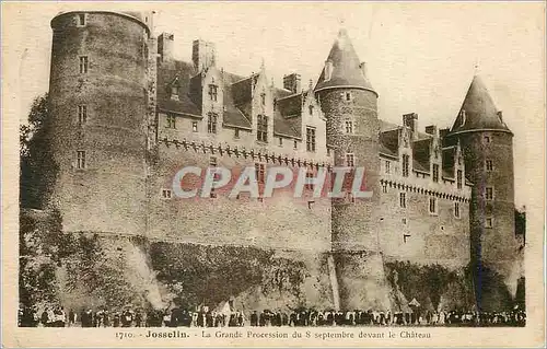 Cartes postales Josselin la Grande Procession
