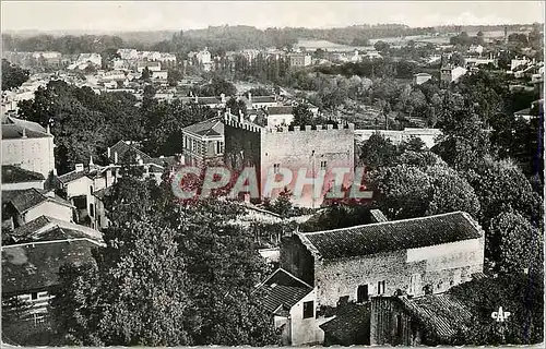 Moderne Karte Mont de Marsan Vue sur l'Ancien Donjon