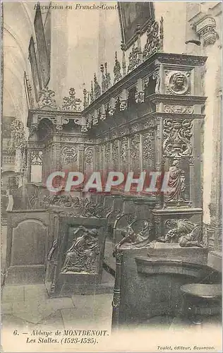 Cartes postales Abbaye de Montbenoit les Stalles