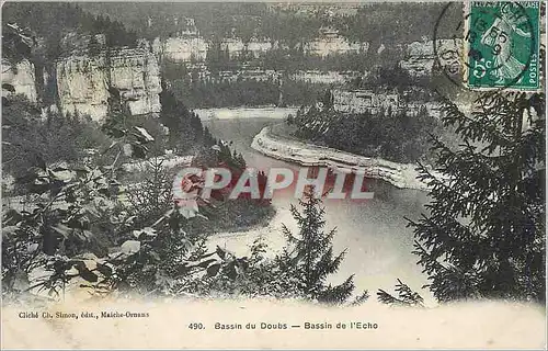 Cartes postales Bassin du Doubs Bassin de l'Echo