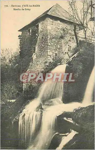 Cartes postales Environs d'Aix les Bains Moulin de Gresy