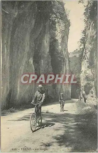 Cartes postales Yenne les Gorges Velo Cycle
