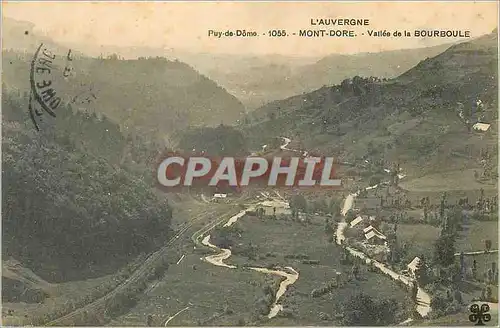 Cartes postales l'Auvergne Puy de Dome Mont Dore Vallee de la Bourboule