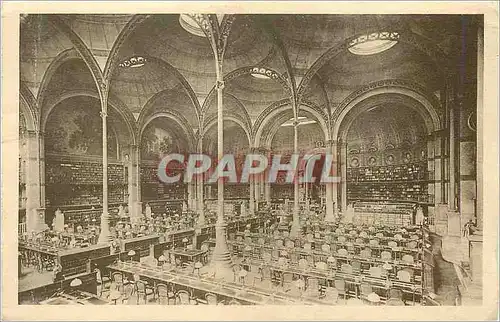Cartes postales Bibliotheque Nationale Salle de Travail du Departement des Imprimes