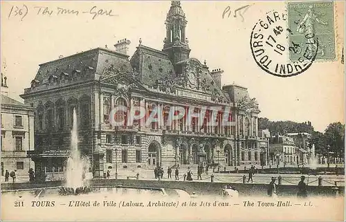 Cartes postales Tours l'Hotel de Ville