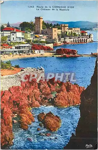 Cartes postales Le Chateau de la Napoule Route de la Corniche d'Or