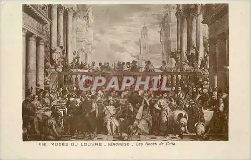 Cartes postales Musee du Louvre Veronese Les Noces de Cana