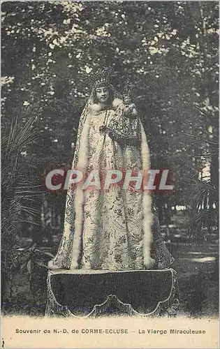 Cartes postales Souvenir de N D de Corme Ecluse La Vierge Miraculeuse