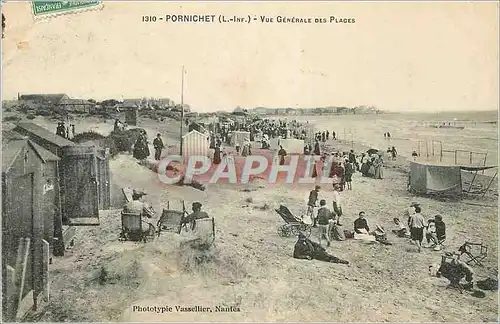 Ansichtskarte AK Pornichet (L Inf) Vue Generale des plages