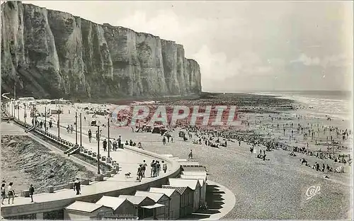 Moderne Karte Le Treport La Digue Promenade