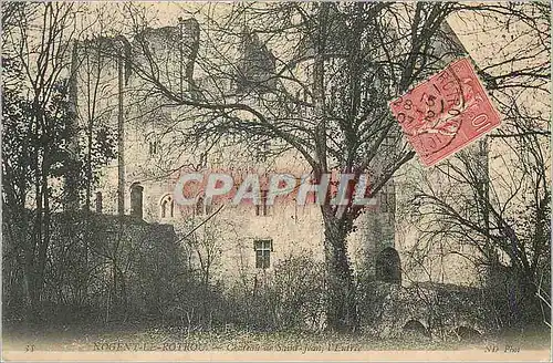 Cartes postales Nogent le Rotrou Chateau de Saint Jean L'entree