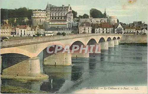 Cartes postales Amboise Le Chateau et le Pont