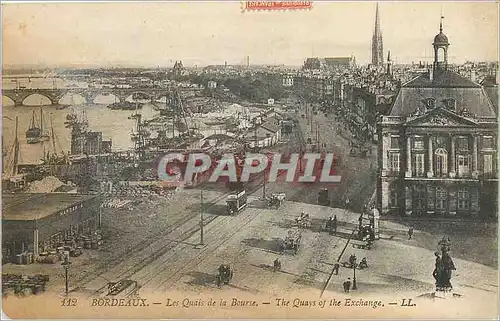 Cartes postales Bordeaux Les Quais de la Bourse