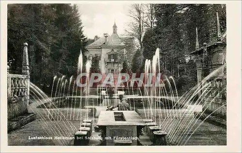 Cartes postales moderne Lustschloss Hellbrunn bei Salzbourg mit Furstentisch