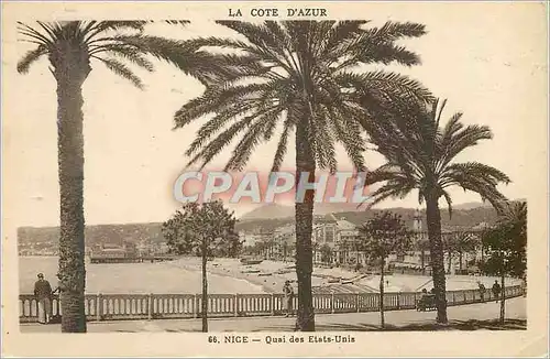 Cartes postales Nice Cote d'Azur Quai des Etats Unis