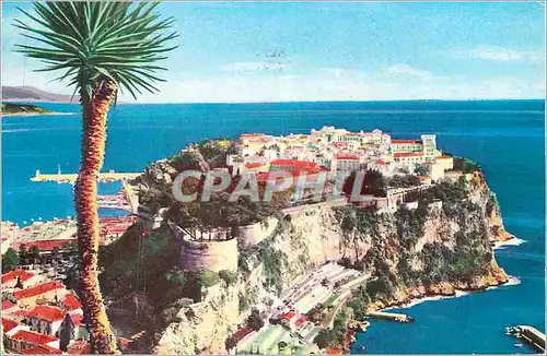 Cartes postales moderne Monaco La Cote d'Azur Le Rocher