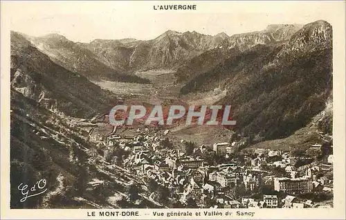 Ansichtskarte AK Le Mont Dore L'Auvergne Vue Generale et Vallee du Sancy