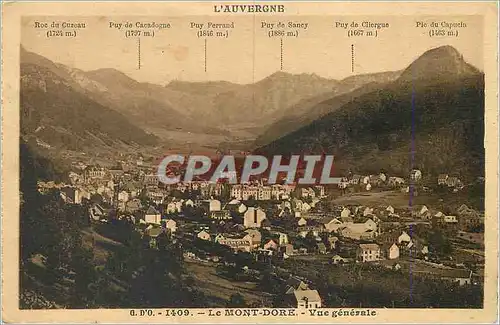 Cartes postales Le Mont Dore Vue Generale