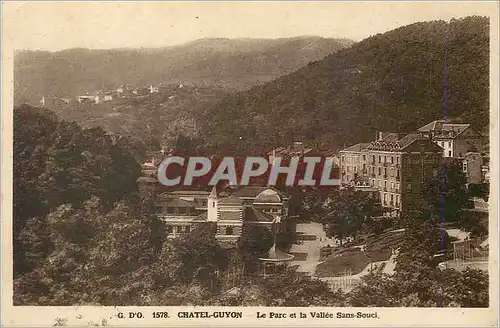 Cartes postales Chatel Guyon Le Parc et la Vallee sans Souci