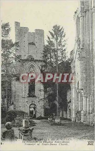 Cartes postales Jumieges Le Transept de l'Eglise Notre Dame