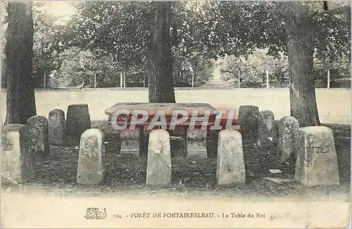 Ansichtskarte AK Foret de Fontainebleau La Table du Roi