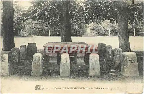 Cartes postales Foret de Fontainebleau La Table du Roi