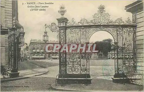 Cartes postales Nancy Place Stanislas Grilles Jean Lamour (XVIIIe Siecle)