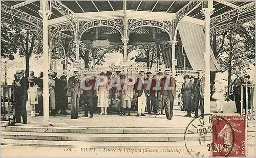 Cartes postales Vichy Source de l'Hopital (Simon archit)