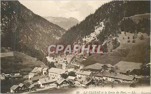 Ansichtskarte AK La Clusaz et la Gorge du Parc