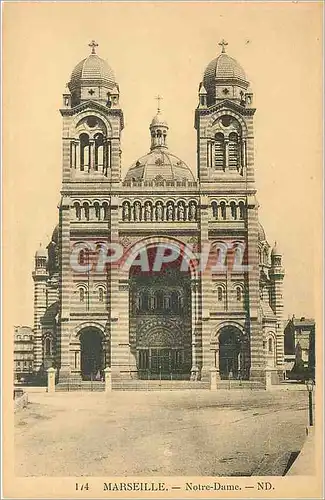 Cartes postales Marseille Notre Dame