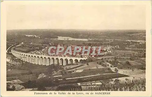 Cartes postales Panorama de la Vallee de la Loire vu de Sancerre