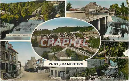 Cartes postales moderne Pont Frambourg L'Orne au pont de la bataille Le Noireau et le pont La Fourche Vallee de la Vere