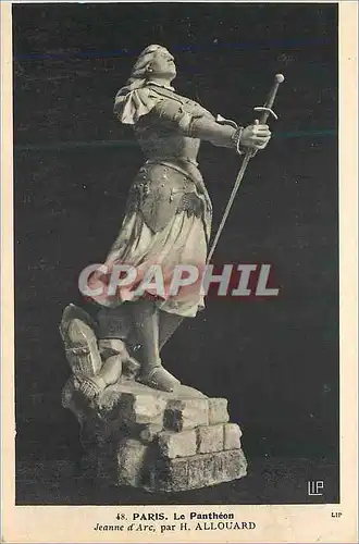 Ansichtskarte AK Paris Le Pantheon Jeanne d'Arc par H Allouard