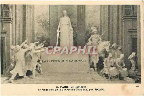 Ansichtskarte AK Paris Le Pantheon Le Monument de la Convention Nationale par Sicard