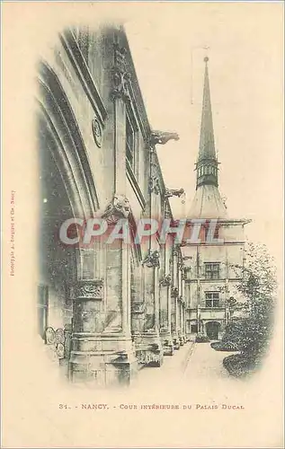 Cartes postales Nancy Cour Interieure du Palais Ducal
