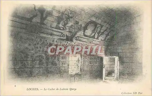 Cartes postales Loches Le Cachot de Ludovic Sforza