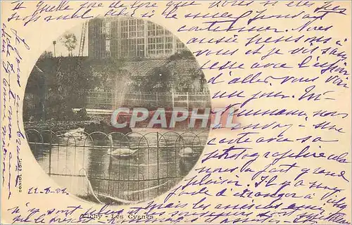 Cartes postales Vichy Les Cygnes (carte 1900)