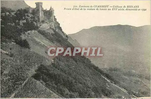 Ansichtskarte AK Environs de Chambery Chateau de Miolans