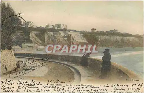 Cartes postales Biarritz La Cote des Basques