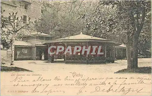 Cartes postales Vichy Les Sources des Celestins (carte 1900)