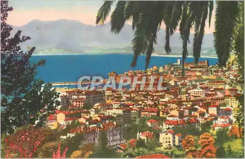 Moderne Karte Cannes (A M) Vue Generale prise de la Californie