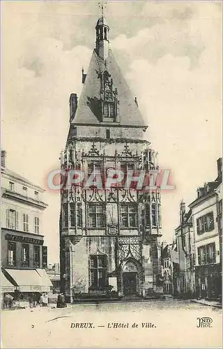 Cartes postales Dreux L'Hotel de Ville