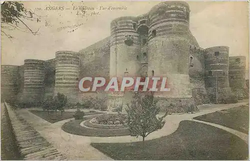 Cartes postales Angers Le Chateau Vue d'ensemble